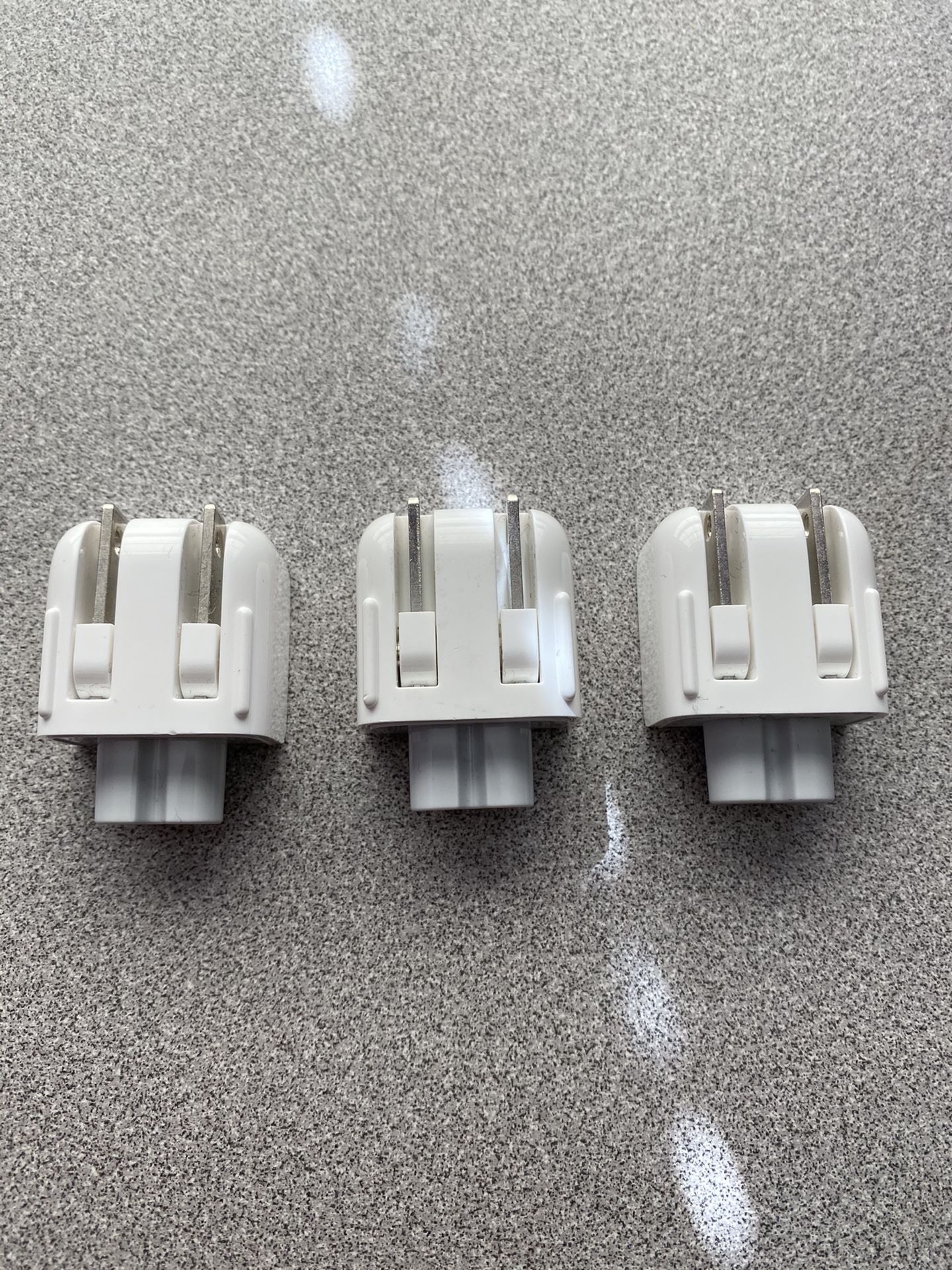 3x original Apple duck head charging adapter for MacBook iPad iPhone compatible chargers perfect!