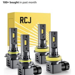 New RCJ Led Headlight 9005+H11 