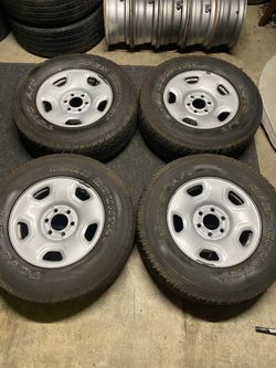 17” Wheels & Old Worn Tires 6x135