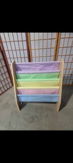 Kids stuff book shelf