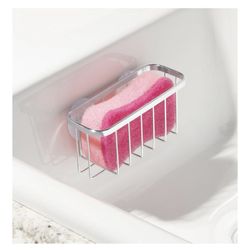 Stainless steel suction cup sponge holder