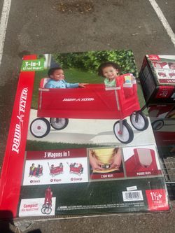 Radio Flyer 3-in-1 EZ Fold Wagon