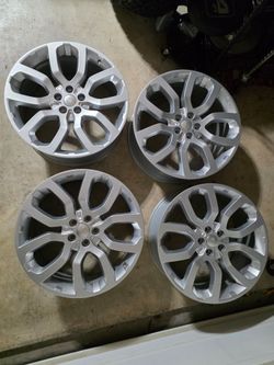 Set Of 4 22" land rover range rover rims (style 5004)