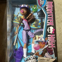 RARE Clawdeen Wolf Retired Doll NIB MINT CONDITION!