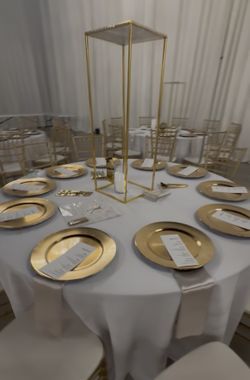 Gold Chargers