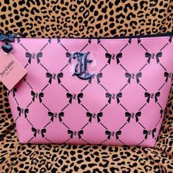 New Juicy Couture Bow Makeup Bag 