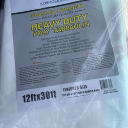 12x30 Heavy Duty Poly Tarp