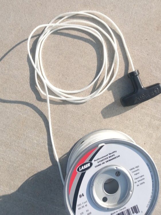 Mower Starter Pull Rope $1 Foot