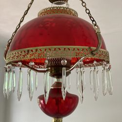 Antique Glass Lantern Light