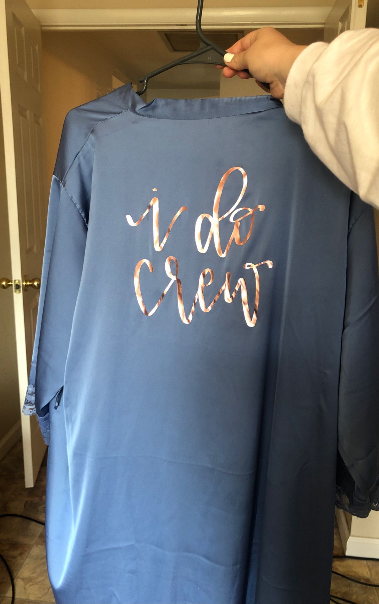 Blue robe