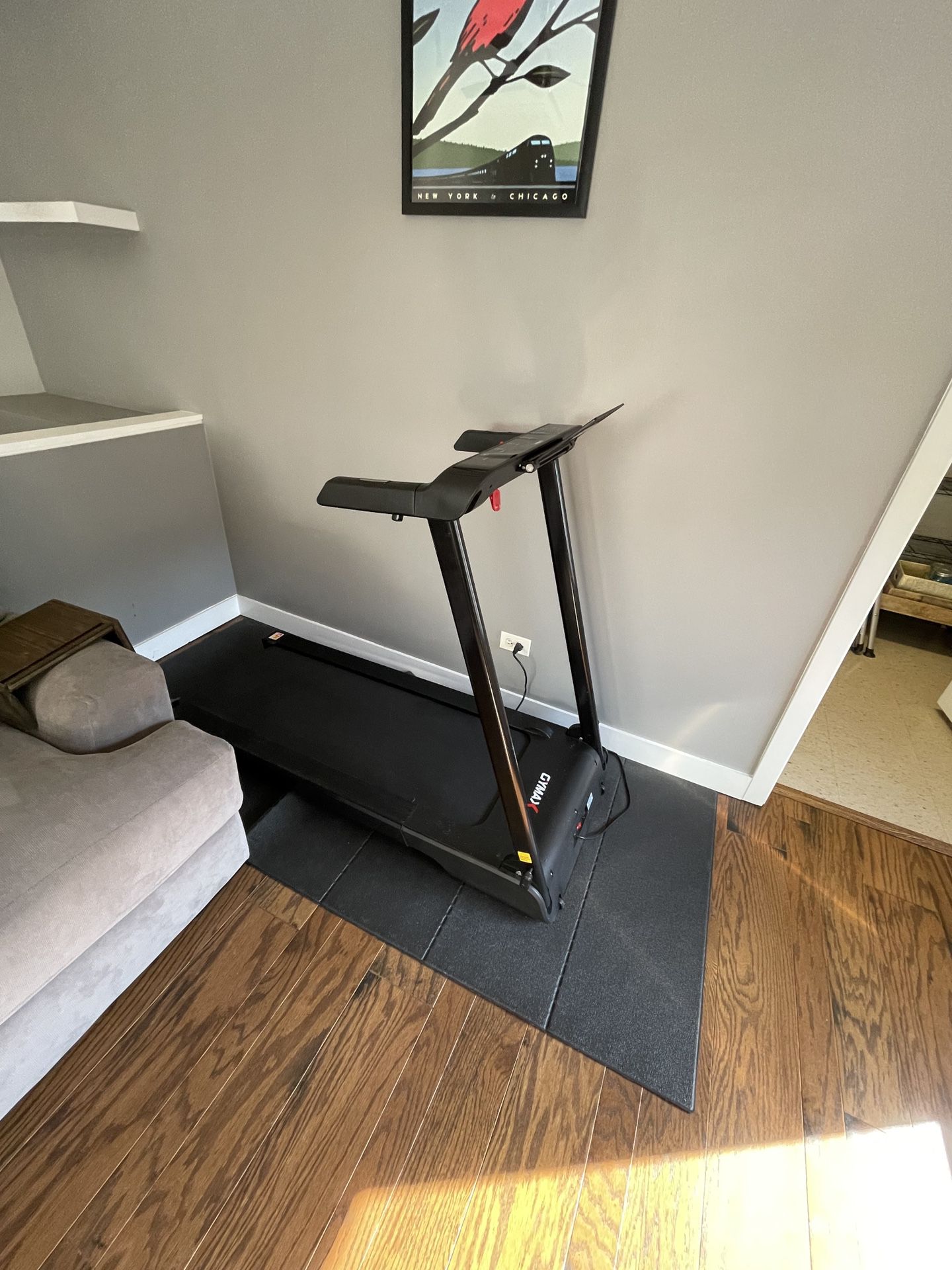 Gymax Small Space Treadmill
