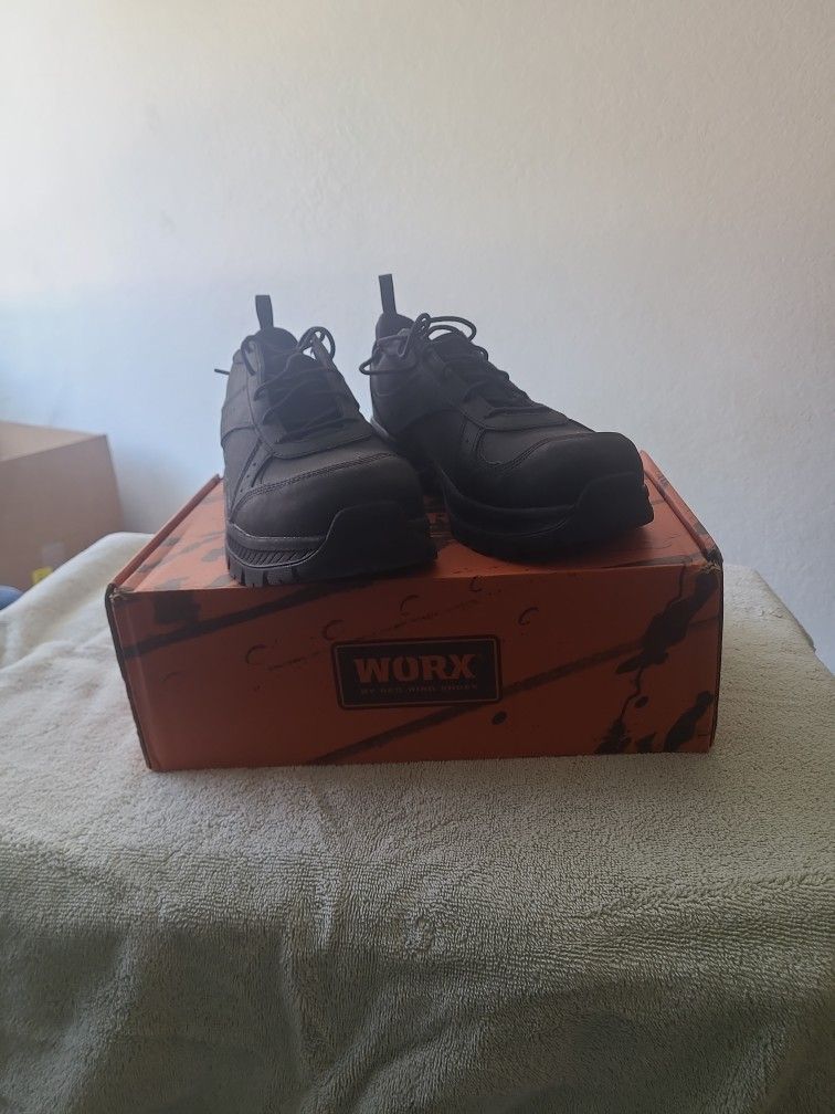 Worx By Red Wing Shoes Women's 10 Black Aluminum toe Electrical Hazard Work Boot