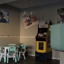 Pac-Man Arcade Game With Multiple Games Including Dig Dug