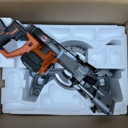 NEW IN BOX Ridgid 18V Brushless Cordless 7-1/4 in. Dual Bevel Sliding Miter Saw (Tool Only)