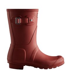 NEW Hunter Rain Boots Women’s Size 12 Military Red Rubber Thigh High NWOB