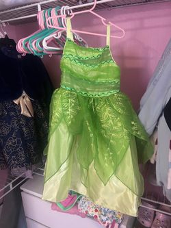 Tinkerbell dress/wings/shoes