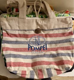 Pompei Italia Canvas Tote Bag