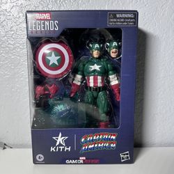Kith × Marvel for Hasbro Legends Captain America Gameverse Player 
