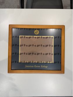 American Career College Diploma Frame – Wood Finish – Excellent Condition