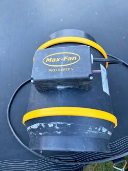 Max-Fan Pro Series Inline Fan
