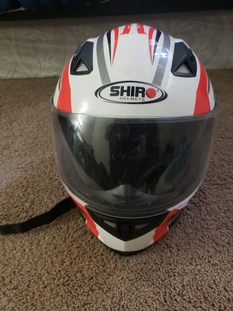 SHIR helmet for motorcyclist