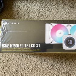 iCUE H150i Elite lCD XT 360mm WHITE AIO Liquid Cooler
