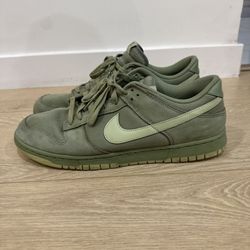 Nike Dunk Low Retro PRM (Oil Green/Aura Phantom)  FB8895-300 Men's US 13