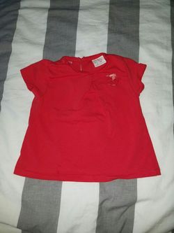 Zara girl t shirts 9-12m