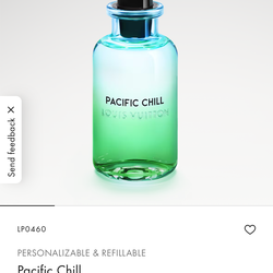 Pacific Chill parfume LV  3.4 FL. OZ.