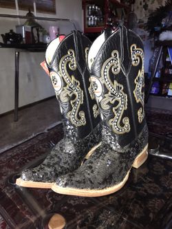 DONALDO NEW SEQUIN COWGIRL BOOTS