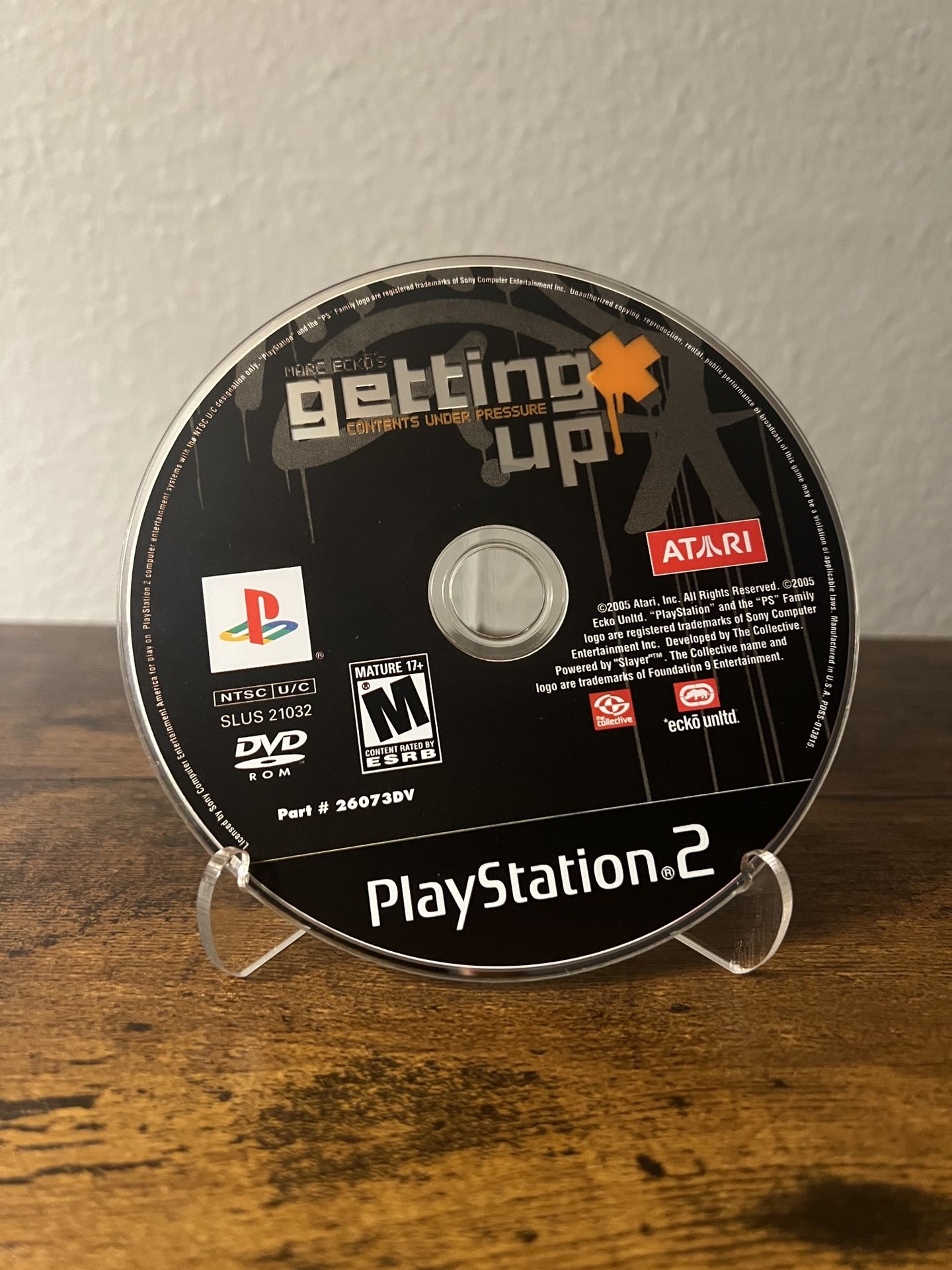 Getting Up PS2