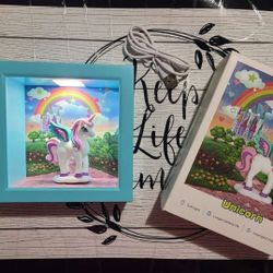 3d Unicorn Light Night night New
