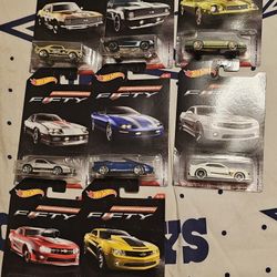 Hot Wheels Fifty Camaro Set (8pc)