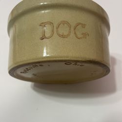 Vintage Dog Porcelain Bowl