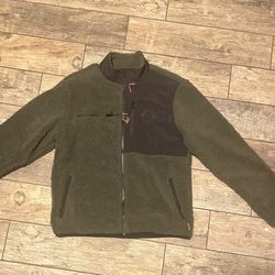 Green Zip Up Fleece
