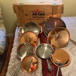 All-Clad Copper And Stainless Cookware