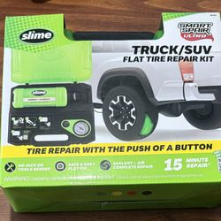 Slime flat tire repair kit