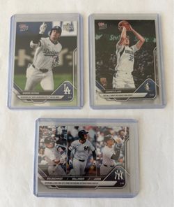 3  2025 Topps Now cards