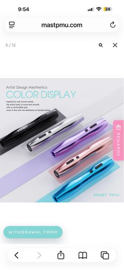 MAST P20 | WIRELESS ROTARY PMU PEN MACHINE