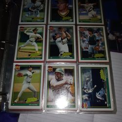 BASEBALL CARDS OLD DON RUSS TOPPS FLEER AND MORE