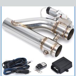 Universal 2.5 Inch Stainless Steel Exhaust Pipe Kit