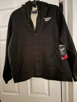 Reebok Full-Zip Sherpa-Lined Hoodie