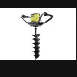 Ryobi Electric Auger With Battery 