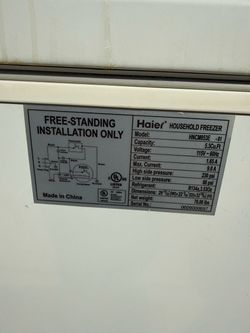 Small freezer