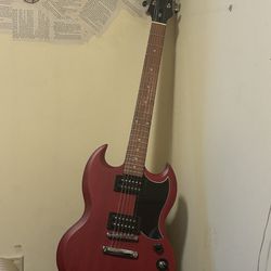 Red Guitar 