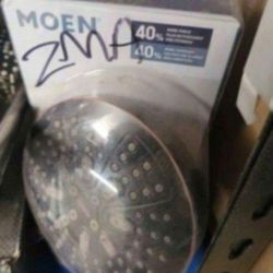 Moen 8-Spray 4.75" Fixed Shower Head In Black