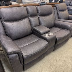 Reclining Sofa And Loveseat Only $699 Each.  See Details Below.
