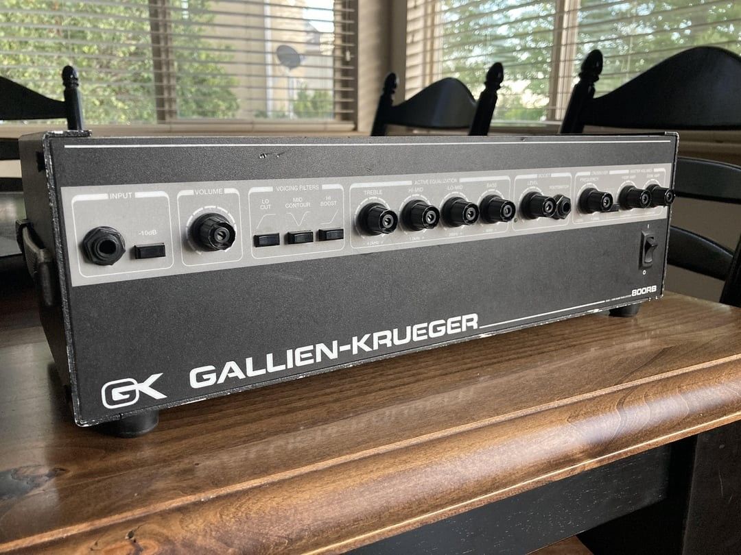 Gallien-Krueger 800RB Rack Mountable Bass Guitar Amplifier Head ...
