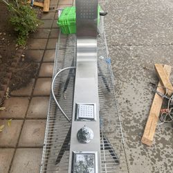 Valore Effusion Retrofit Easy Install Shower Panel, with German Brass Diverter