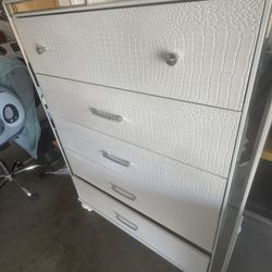 Used Vanity Set White.